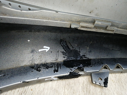 AA045408; Бампер передний; без паркт.; без омыват. (13225746) для Opel Astra/БУ; Оригинал; Р1, Мелкий дефект; 