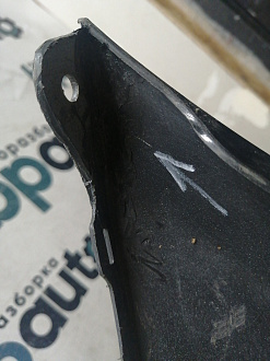 BA000187; Бампер передний; без паркт.; под омыват. (52119-05190) для Toyota Avensis/БУ; Оригинал; Р1, Мелкий дефект; 