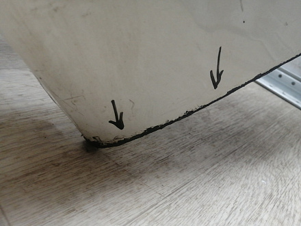 AA045723; Бампер передний; под паркт.; под омыват. (62022-4HD0H) для Infiniti Q50 (2013-2017)/БУ; Оригинал; Р2, Удовлетворительное; 