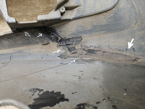 Фотография детали AA028377; Бампер передний; под паркт.; под омыват. (4G0 807 437) для Audi A6 C7/БУ; Оригинал; Р1, Мелкий дефект; . Фото номер 15