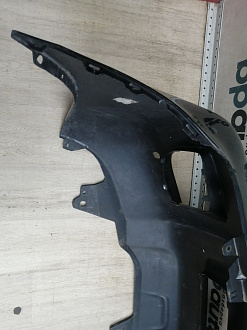 AA046528; Бампер передний; под паркт.; под омыват. (52119-60J00) для Toyota Land Cruiser 200 рест. (2012 — 2015)/БУ; Оригинал; Р1, Мелкий дефект; 