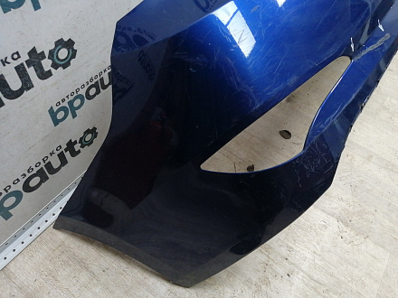 BA000138; Бампер задний; без паркт. (86611-4L500) для Hyundai Solaris I рест. Sedan (2014- 2016)/БУ; Оригинал; Р1, Мелкий дефект; 