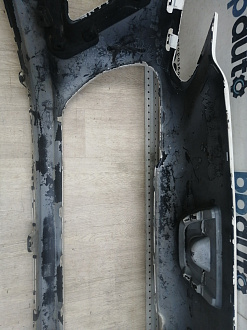 AA046026; Бампер передний; без паркт.; без омыват. (9674576177) для Peugeot 308 I рест. (2011-2015)/БУ; Оригинал; Р2, Удовлетворительное; 