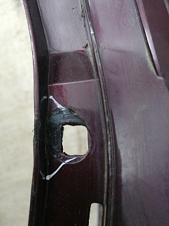 AA045565; Бампер передний; под паркт.; под омыват. (51117033694) для BMW 5 серия Е60 Е61/БУ; Оригинал; Р2, Удовлетворительное; 