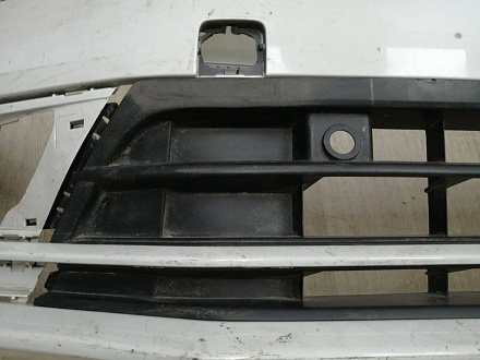 AA045037; Бампер передний; под паркт.; под омыват. (5СU807221A) для Volkswagen Jetta VI рест. (2015-2018)/БУ; Оригинал; Р1, Мелкий дефект; 