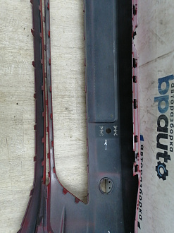 BA000222; Бампер передний; под паркт.; под омыват. (5G0807221) для Volkswagen Golf/БУ; Оригинал; Р2, Удовлетворительное; 