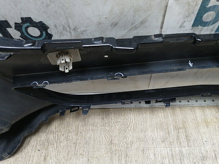 BA000062; Бампер передний; под паркт.; без омыват. (A2058850525) для Mercedes-Benz C-klasse IV (W205) (2014-2018)/БУ; Оригинал; Р1, Мелкий дефект; 