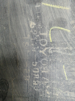 AA046136; Бампер передний; под паркт.; без омыват. (52119-50890) для Lexus LS IV (2006- 2009)/БУ; Оригинал; Р1, Мелкий дефект; 