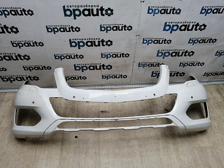 AA045431; Бампер передний; под паркт.; под омыват. (A2048855238) для Mercedes-Benz GLK-klasse I (X204) (2012-2015)/БУ; Оригинал; Р1, Мелкий дефект; 