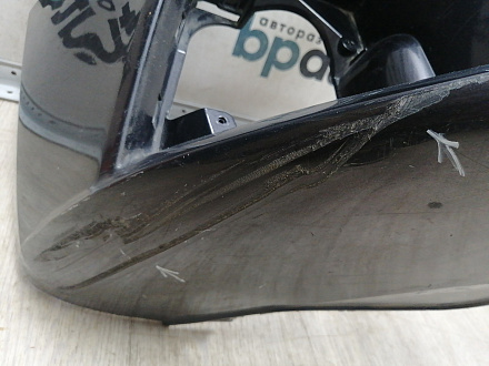 AA045643; Бампер передний; без паркт.; под омыват. (8K0 807 437 A) для Audi A4 B8/БУ; Оригинал; Р1, Мелкий дефект; 