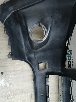 BA000240; Бампер передний; без паркт.; под омыват. (52119-42730) для Toyota Rav4 30 рест. V 2.4 (2009 - 2010)/БУ; Оригинал; Р1, Мелкий дефект; 