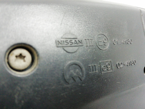 Фотография детали AA006599; Зеркало правое, 5 контактов (96301-AU472) для Nissan Primera P12/БУ; Оригинал; Р1, Мелкий дефект; . Фото номер 7