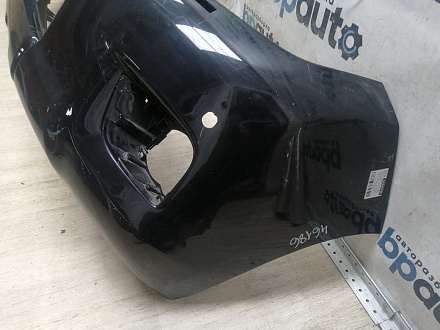 AA046186; Бампер передний; под паркт.; под омыват. (52119-60E01) для Toyota Land Cruiser Prado 150 (2010 — 2013)/БУ; Оригинал; Р1, Мелкий дефект; 