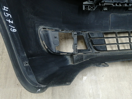 AA045719; Бампер передний; без паркт.; без омыват. (2K5807221A) для Volkswagen Caddy III рест. (2010-2015)/БУ; Оригинал; Р1, Мелкий дефект; 