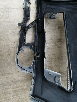 AA045516; Бампер передний; под паркт.; под омыват. (4L0 807 437 H) для Audi Q7 I рест. (2010-2015)/БУ; Оригинал; Р2, Удовлетворительное; 