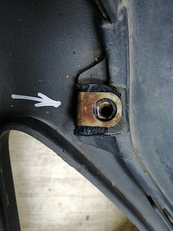 AA045373; Бампер задний; без паркт. (71501-SMG-AE000) для Honda Civic VIII 5D (2005-2008)/БУ; Оригинал; Р1, Мелкий дефект; 