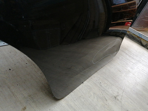 Фотография детали AA044947; Дверь задняя правая (82100-3TA0A) для Nissan Teana III (33) (2014-2020)/БУ; Оригинал; Р2, Удовлетворительное; . Фото номер 4