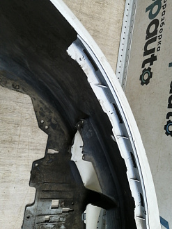 AA045251; Бампер передний; под паркт.; под омыват. (71101-TL0-ZZ00) для Honda Accord VIII (2008-2011)/БУ; Оригинал; Р1, Мелкий дефект; 