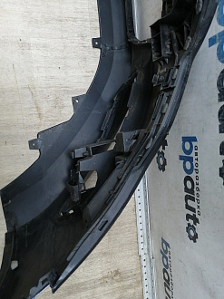 BA000166; Бампер передний; под паркт.; под омыват. (4G0 807 437) для Audi A6 C7/БУ; Оригинал; Р1, Мелкий дефект; 