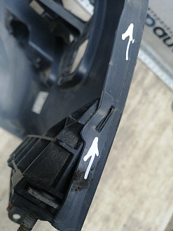 AA045717; Бампер передний; без паркт.; без омыват. (7E0807221) для Volkswagen/БУ; Оригинал; Р1, Мелкий дефект; 