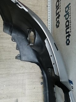 BA000240; Бампер передний; без паркт.; под омыват. (52119-42730) для Toyota Rav4 30 рест. V 2.4 (2009 - 2010)/БУ; Оригинал; Р1, Мелкий дефект; 