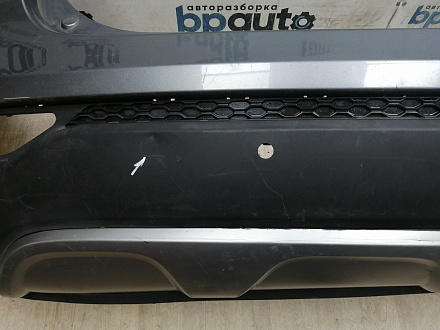 AA045337; Бампер задний (86611-2W000) для Hyundai Santa Fe III (2012 - 2015)/БУ; Оригинал; Р1, Мелкий дефект; 