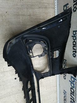 BA000256; Бампер передний, S-line; без паркт.; под омыват. (8R0 807 437 AC) для Audi Q5 I рест. (2012-2017)/БУ; Оригинал; Р1, Мелкий дефект; 