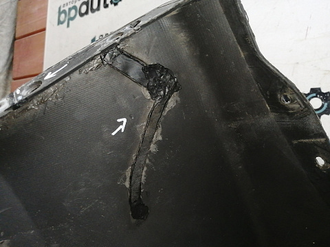 Фотография детали AA045158; Бампер передний; без паркт.; под омыват. (62022-EB340) для Nissan Pathfinder III (2004-2010)/БУ; Оригинал; Р2, Удовлетворительное; . Фото номер 12