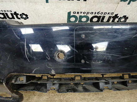 AA031370; Бампер передний; под паркт.; под омыват. (DPC500300XXX) для Land Rover Range Rover III рест. (2005 - 2009)/БУ; Оригинал; Р1, Мелкий дефект; 