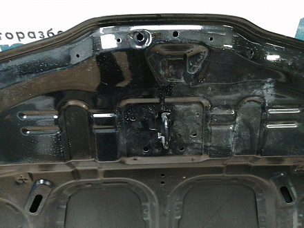 AA044285; Капот (66400-4Y000) для Kia Rio/Нов с деф; Неоригинал; Р1, Мелкий дефект; Черный (MZH)