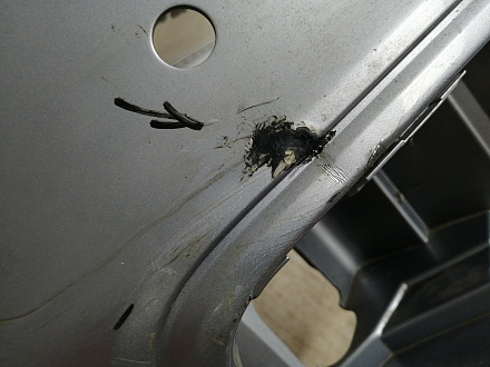 AA045706; Бампер передний, S-line; под паркт.; под омыват. (8K0 807 437 S) для Audi A4 B8/БУ; Оригинал; Р2, Удовлетворительное; 