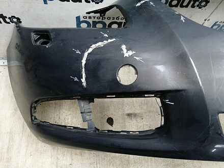 AA045421; Бампер передний; без паркт.; под омыват. (13288286) для Opel Insignia/БУ; Оригинал; Р2, Удовлетворительное; 