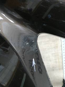 AA045762; Бампер передний, AMG; под паркт.; под омыват. (A1668856425) для Mercedes-Benz GL-klasse II (X166) (2012-2016)/БУ; Оригинал; Р1, Мелкий дефект; 