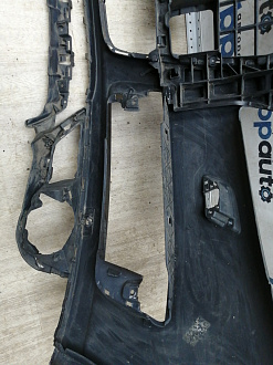 AA045529; Бампер передний; под паркт.; под омыват. (4L0 807 437 H) для Audi Q7 I рест. (2010-2015)/БУ; Оригинал; Р1, Мелкий дефект; 