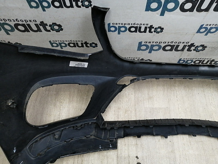 AA046096; Бампер передний; под паркт.; без омыват. (A1668851800) для Mercedes-Benz GLS-klasse I (X166) (2015-2019)/БУ; Оригинал; Р1, Мелкий дефект; 