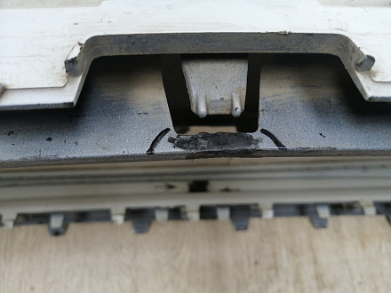 AA045690; Бампер передний; под паркт.; под омыват. (5СU807221A) для Volkswagen Jetta VI рест. (2015-2018)/БУ; Оригинал; Р1, Мелкий дефект; 