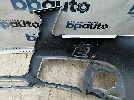 BA000137; Бампер передний; под паркт.; под омыват. (8R0 807 437 M) для Audi Q5 I рест. (2012-2017)/БУ; Оригинал; Р1, Мелкий дефект; 