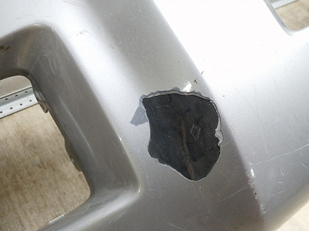 AA045331; Бампер передний; под паркт.; под омыват. (52119-60J00) для Toyota Land Cruiser 200 рест. (2012 — 2015)/БУ; Оригинал; Р1, Мелкий дефект; 