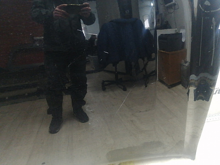 AA017801; Капот ( 53301-60590) для Toyota Land Cruiser/БУ; Оригинал; Р1, Мелкий дефект; (218) Черный перламутр