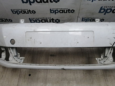 BA000246; Бампер передний; без паркт.; под омыват. (5M0807221N) для Volkswagen Golf Plus II (2009-2014)/БУ; Оригинал; Р2, Удовлетворительное; 