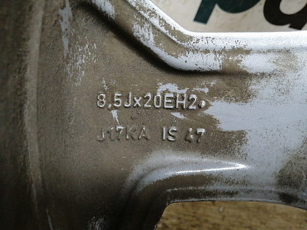 AA019273; Диск литой, 20x8.5J, 5x120, ET47 (JK62-1007-AA) для Land Rover Range Rover Sport/БУ; Оригинал; Р2, Удовлетворительное; 