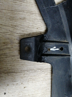 AA046137; Бампер передний; под паркт.; без омыват. (52119-50890) для Lexus LS IV (2006- 2009)/БУ; Оригинал; Р1, Мелкий дефект; 