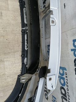 AA046507; Бампер передний; без паркт.; без омыват. (51117303750) для BMW Х1 I (E84) рест. (2012-2015)/БУ; Оригинал; Р1, Мелкий дефект; 