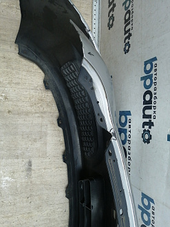 AA045733; Бампер передний, до 2010г; без паркт.; под омыват. (62022-JK60H) для Infiniti G (2006-2013)/БУ; Неоригинал; Р1, Мелкий дефект; 