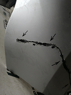 AA045255; Бампер передний; под паркт.; без омыват. ( BB5317C831) для Ford Explorer V (2011-2015)/БУ; Оригинал; Р2, Удовлетворительное; 