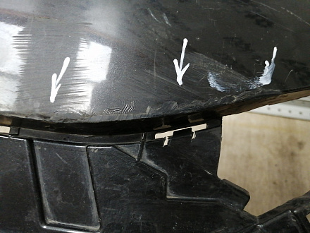 AA045375; Бампер передний; без паркт.; без омыват. (5CG807221B) для Jetta VS5 I (2020-2022)/БУ; Оригинал; Р1, Мелкий дефект; 