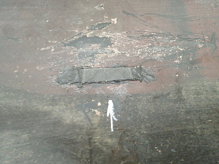 AA040262; Бампер задний; под паркт. (86611-1C310) для Hyundai Getz рест. (2005-2011)/БУ; Оригинал; Р1, Мелкий дефект; 