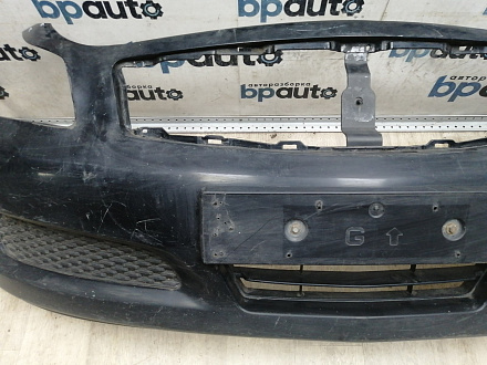 BA000219; Бампер передний, до 2010г; без паркт.; под омыват. (62022-JK60H) для Infiniti G (2006-2013)/БУ; Оригинал; Р1, Мелкий дефект; 