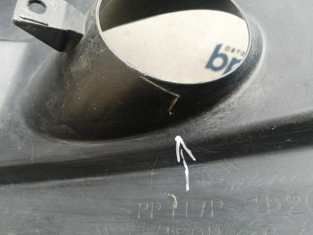 BA000184; Бампер передний; без паркт.; под омыват. (52119-05190) для Toyota Avensis/БУ; Оригинал; Р1, Мелкий дефект; 