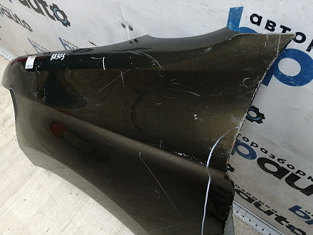 BA000303; Крыло переднее левое, без повторителя, под расширитель (5220K685) для Mitsubishi Outlander/БУ; Оригинал; Р1, Мелкий дефект; 